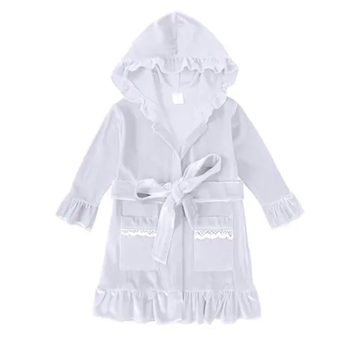 Velvet Christmas Pyjamas white