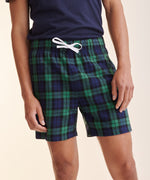 Load image into Gallery viewer, Men’s Navy &amp; Green Tartan loungewear
