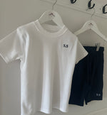 Load image into Gallery viewer, Boy’s Initial Shorts Set
