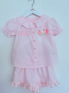 Frilly Girls Pyjamas Easter