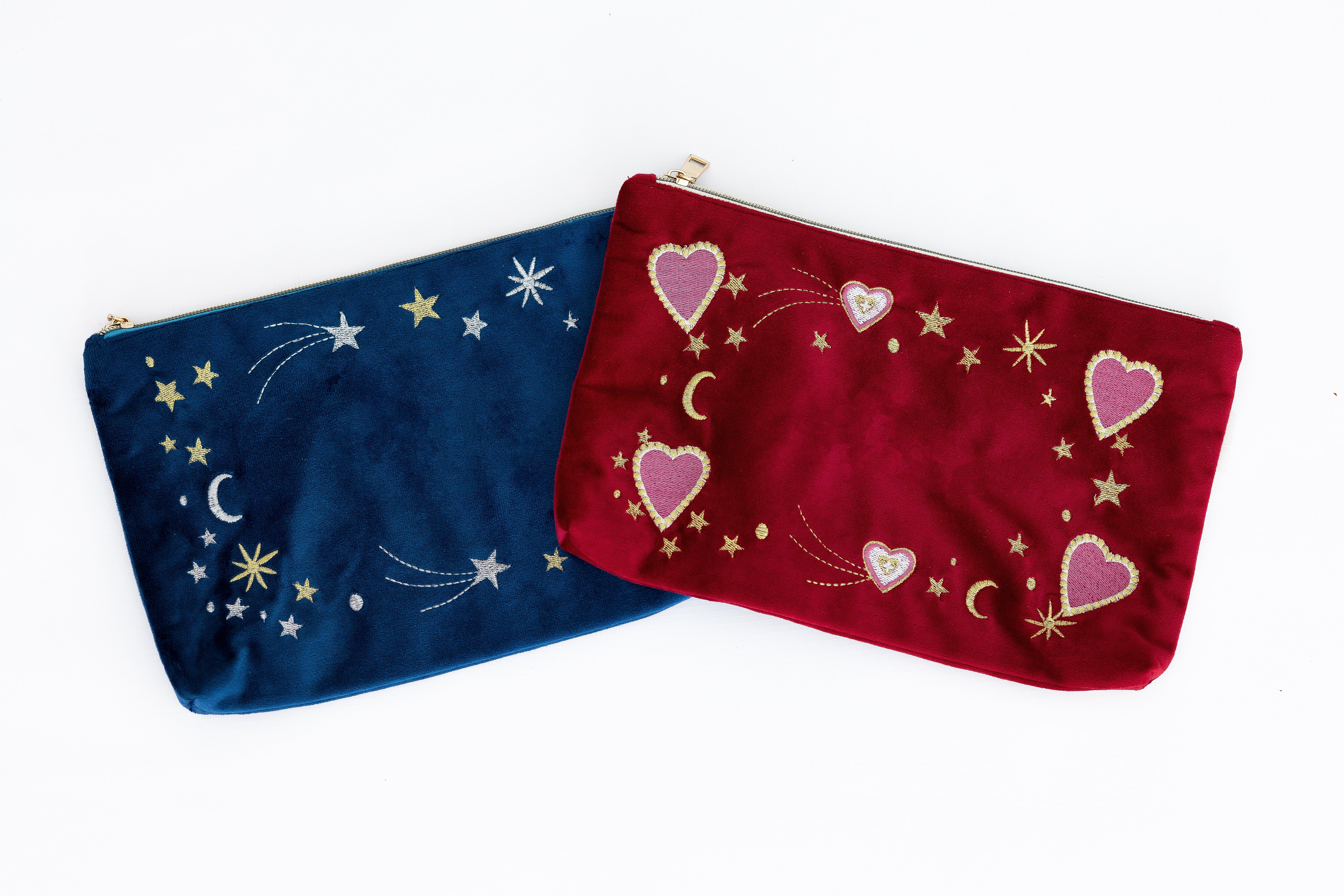 Personalised Velvet Make Up Bag And Accessories Pouch