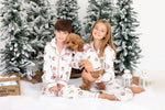 Load image into Gallery viewer, Santa Dog Pyjamas family matching personalised
