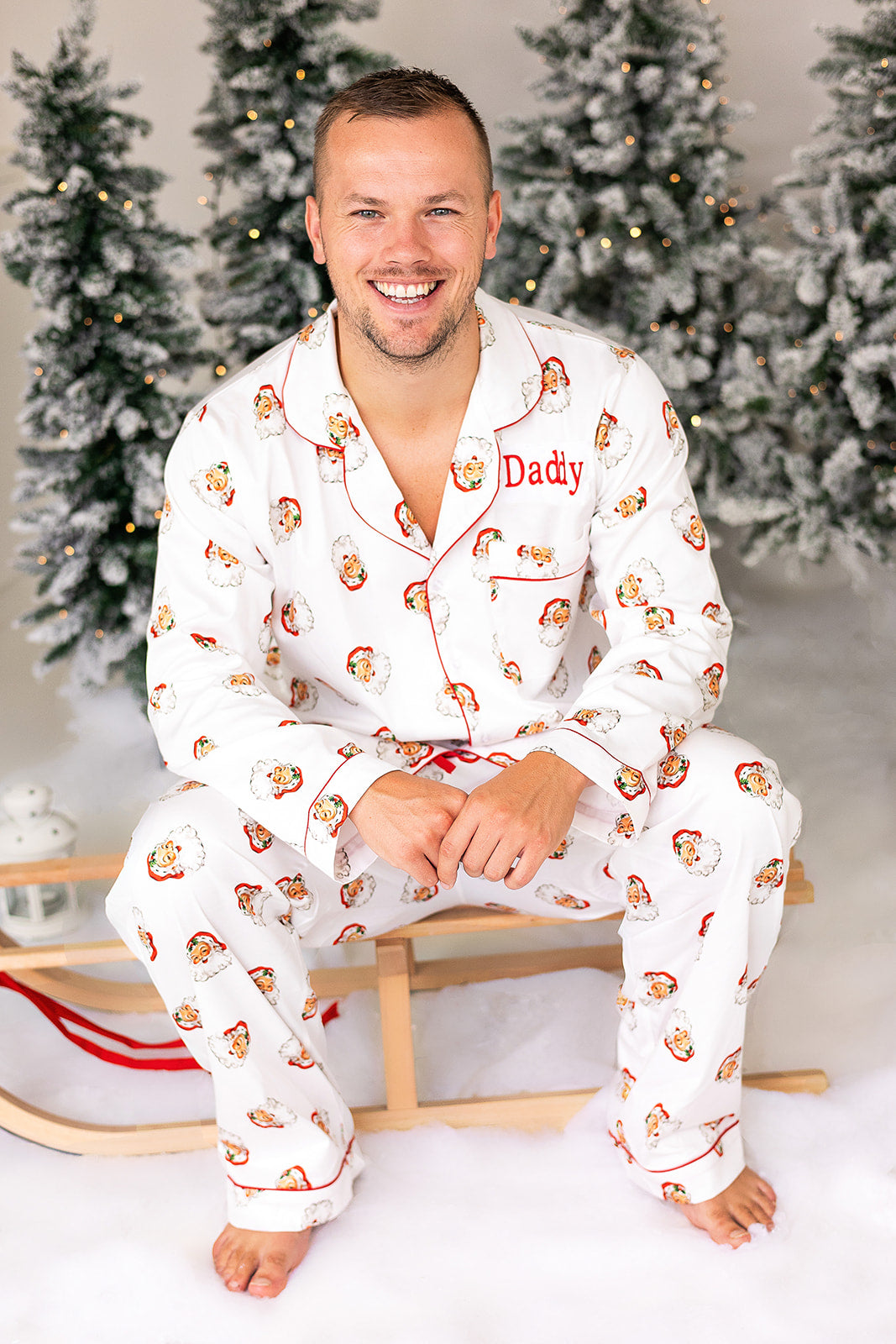 Family Matching Santa pyjamas Adults