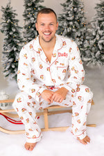 Load image into Gallery viewer, Family Matching Santa pyjamas Adults
