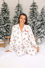 Load image into Gallery viewer, Family Matching Santa pyjamas Adults
