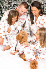 Load image into Gallery viewer, Family Matching Santa pyjamas Adults
