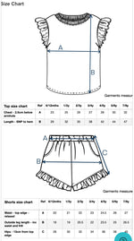 Load image into Gallery viewer, Girls Frill Short set - Intro Offer
