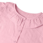 Load image into Gallery viewer, Girls Frill Linen Short Set
