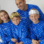 Load image into Gallery viewer, Children&#39;s Personalised Christmas Snowflake Pyjamas

