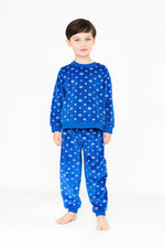 Load image into Gallery viewer, Children&#39;s Personalised Christmas Snowflake Pyjamas
