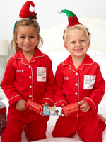 Load image into Gallery viewer, Christmas Letter To Santa Embroidered Pocket Personalised Pyjamas
