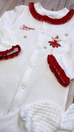 Load image into Gallery viewer, Frilly Sugar Plum Fairy Sleepsuit

