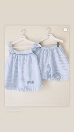 Load image into Gallery viewer, Tiza Girls Short Ruffle Pyjamas
