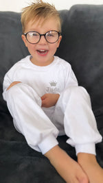 Load image into Gallery viewer, Crown Birthday Pyjamas
