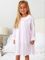 Load image into Gallery viewer, Girls Pink Smocked Pjs
