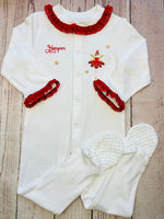 Load image into Gallery viewer, Frilly Sugar Plum Fairy Sleepsuit
