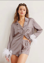 Load image into Gallery viewer, Lulu Pjs with Detachable Feathers
