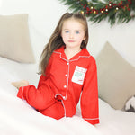 Load image into Gallery viewer, Red Cotton Adults Pjs - Matching Childrens Letter Pjs
