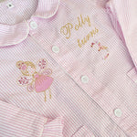 Load image into Gallery viewer, Fairy Floral Pink Ruffle Pjs
