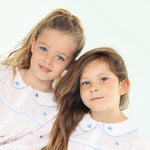 Load image into Gallery viewer, Girls Star Pjs Peter Pan Collar
