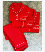 Load image into Gallery viewer, Family Matching Jersey Cotton Pjs Long
