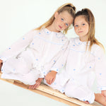 Load image into Gallery viewer, Girls Star Pjs Peter Pan Collar
