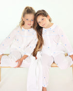 Load image into Gallery viewer, Girls Star Pjs Peter Pan Collar
