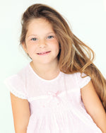 Load image into Gallery viewer, Girls Pink Smocked Pjs
