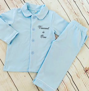 Classic Boys Baby Blue pjs