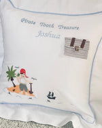 Load image into Gallery viewer, Boys Pirate Tooth Fairy Pjs and Pillow Set
