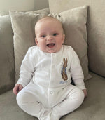 Load image into Gallery viewer, Peter Rabbit Sleepsuit and Bib
